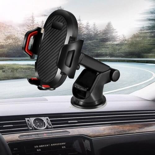 360 Degree Rotation Sucker Car Cell Phone Mount Holder Auto Windshield Dashboard Mobile GPS Stand Support Car Phone Holder