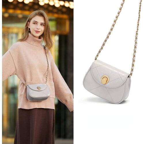 Designer Bags Women 2021 New Korean Versatile One-Shoulder Crossbody Bag Internet Celebrity Fashion Chain Diamond Small Bag