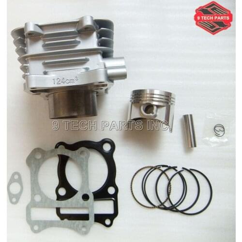CYLINDER KIT WITH PISTON KIT 57mm Cylinder Barrel & Piston Kit for GN125 DR125 GZ125 TU125 GN GZ GS 125 EN125 157FMI Engine