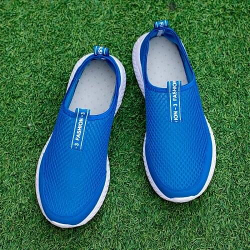 Summer Mens Flying Woven Fashion Light Breathable Casual Shoes Sports Sneakers woman Cushioning Non-slip Shoes Large size35-50