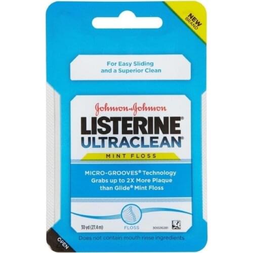 Listerine Ultraclean Mint Flavored Teeth Rope 27.4 M 64405435