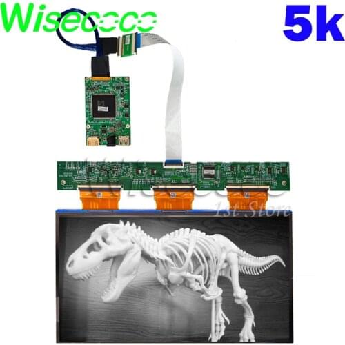 Wisecoco 12.8 Inch 5k Monochrome LCD 3d Printer Mono Display FOG Controller Board Open Cell High Transmittance Medical Monitor