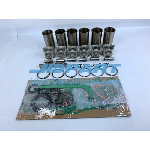 6D16 Rebuild Kit With Cylinder Gasket Set Piston Rings Liner Kit For Mitsubishi