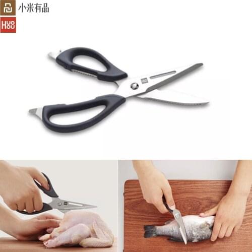 Youpin HuoHou Multifunctional Kitchen scissor Detachable scissors Nutcracker Bottle opener Bone Cutter Cook Tool shear cut Poult