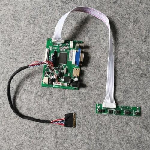 Fit LP140WH4/LP140WH8/LP140WHU matrix Kit notebook LCD monitor controller drive board LVDS 40 Pin 60Hz WLED 1366*768 VGA AV