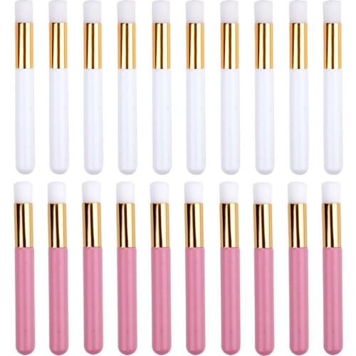 10/20pcs Eyelashes Cleaning Brush Nose Pore Blackhead Deep Cleaning Brush Grafting Lashes Cleanser Make Up Cosmetic Applicator