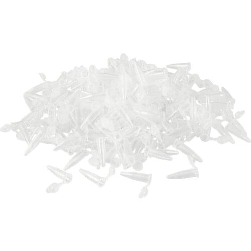 SOSW-1000 Pcs Laboratory Clear White Mark Printed Plastic Centrifuge Tube 0.5ml