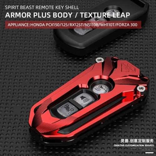 Spirit Beast Motorcycle remote control shell Anti-theft key protective cover Remote control cover For Honda PCX150/RX125/NS110R