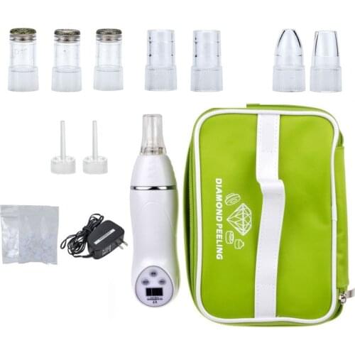 Vacuum Suction Facial Blackhead Acne Removal Pore Peeling Massage Machine Facial Skin Care Diamond Dermabrasion Beauty Device