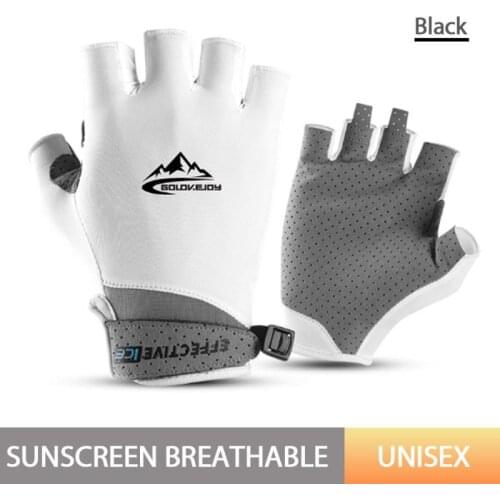 Half-finger Cycling Gloves Men And Women Golf Outdoor Sports Fishing Sweat-absorbent Breathable Glove Safe Non-slip Hands Covers