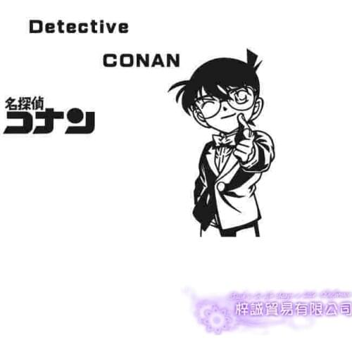 Detective Conan Sticker Anime Cartoon Car Decal Sticker Vinyl Wall Stickers Decor Home Decoration