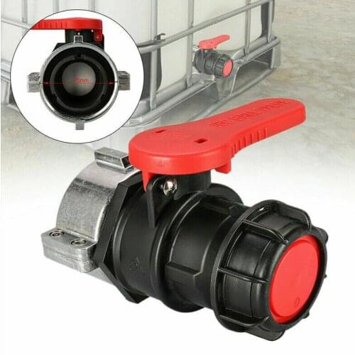 1pc 75mm Water IBC Tank Container Ball Valve DN50 Adapter Replacement Chemical Barrel Valve Fit for Acidic Barrels Water Tanks