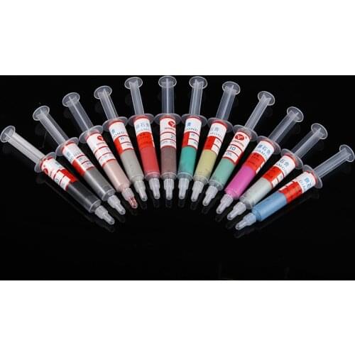 12pcs 5g Syringe Diamond Composite Polishing Lapping Paste Compound Syringes 0.5-40 Micron Polishing Abrasive Tools
