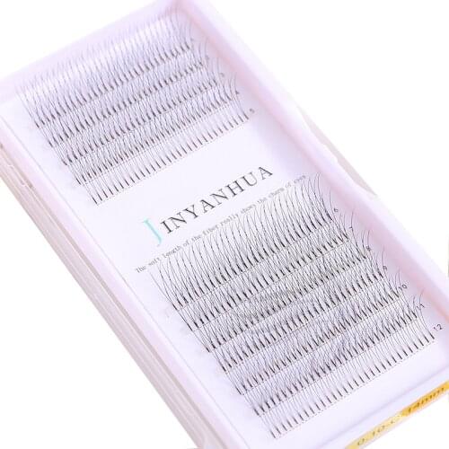Premade Volume Fans 2D/3D/4D/5D Natural eyelashesJ/B/C/D Short Stem Russian Volume Professional Eyelash Extensions Supplies
