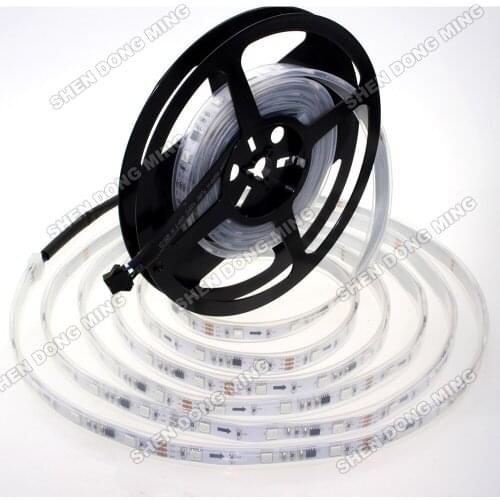 5m 30leds/m 10IC/M 5050SMD Waterproof IP67 UCS1903 changeable RGB led strip pixel, rope neon light, Tira led lamp, led ribbon