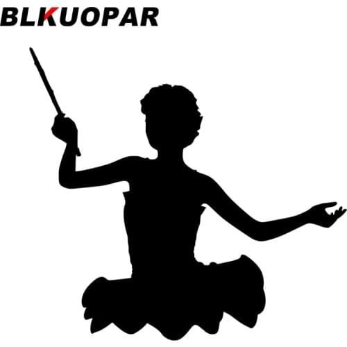 BLKUOPAR for Attractive Girl Car Stickers Vinyl Material Decals Windshield Campervan Waterproof Skateboard Funny Sunscreen