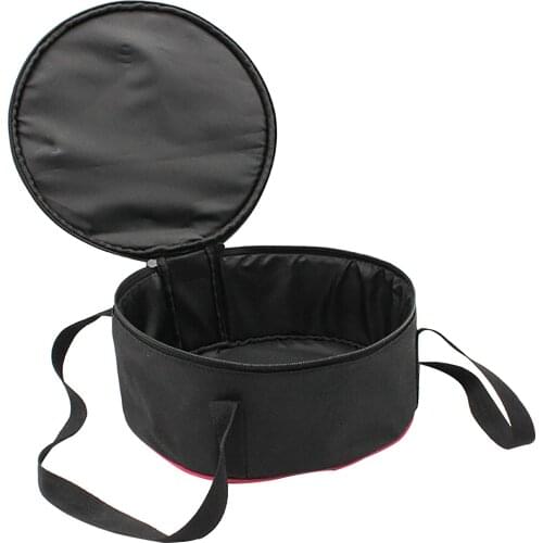 28*13cm Camping Storage Bag Large Durable 600D Oxford Cloth Portable Round Backpack For Outdoor Picnic BBQ Bowls And Pans Classy