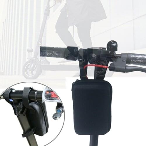Mountain Bike Mini Front Bag Handlebar Mount Storage Bag Bike Scooter Pannier Pouch Zipper Case