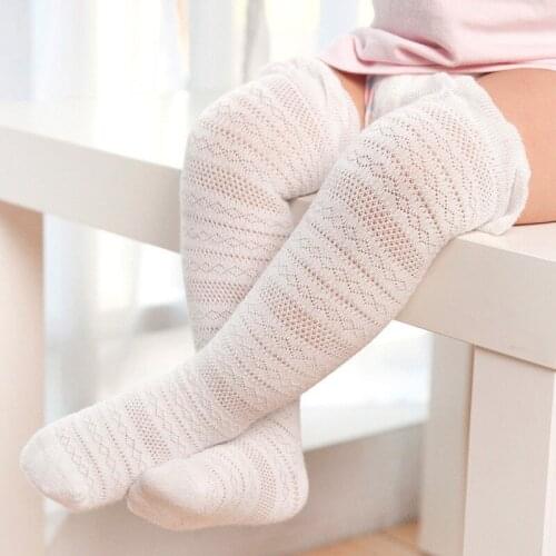 Baby Infants Kids Toddlers Girls Boys Knee High Socks Tights Autumn Soft Cotton Leg Warmer Ribbon Lovely Cute Socks 0-3Y