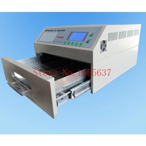 T-962 Reflow Oven Infrared IC Heater Soldering Machine 800 W 180 x 235 mm T962 BGA SMD SMT Rework CE Certificate 1 yr Warranty
