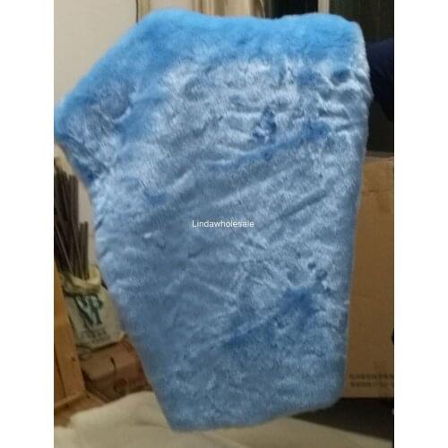 Good quality imitation rabbit fur 2cm pile plush fabric,felt cloth,carpet decoration,180cm*50cm/pcs