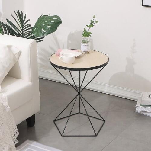 Ins Nordic Minimalist Small Coffee Table Small Apartment Creative Living Room Furniture Sofa Leisure Side Table Reception Room S