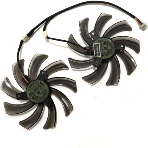 2pcs R9 285/270/380 GPU Cooler Graphics Card Fan For GIGABYTE GV-R938WF2OC GV-R9285WF2OC-2GD GV-R927OC-2GD Cooling