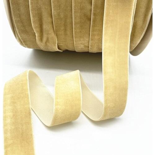 New 6mm--38mm Khaki Velvet Ribbon Wedding Handmade Ribbon Gift Wrapping Hair Bowknot DIY Party Decoration Christmas Ribbon