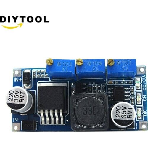 LM2596 DC-DC 7V-35V Step Down CC CV Power Supply Module LED Driver Battery Charger Adjustable LM2596S Constant Current Voltage