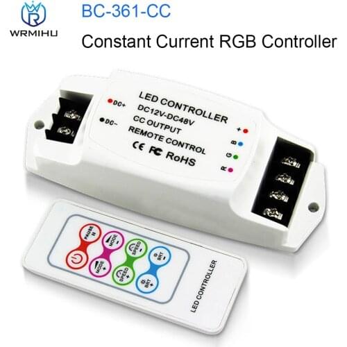 DC12V-48V BC-361-CC 3CH Output 350mA 700mA Constant Current Mini LED RGB Controller For Led Strip Light Control Box &Remote