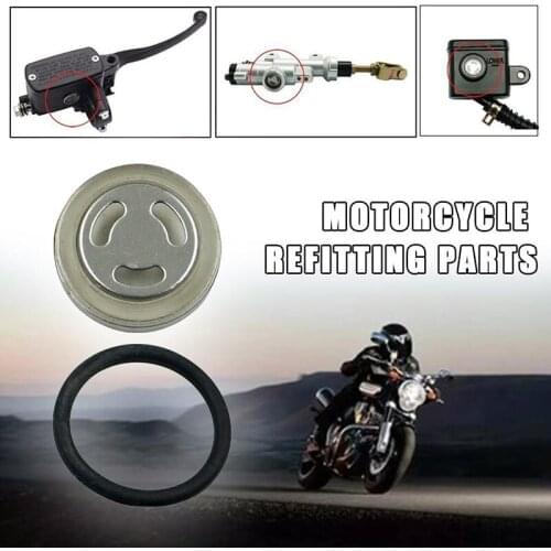 2Pcs Motorcycle Modified Parts 18MM Oil Mirror Horizon Clutch Brake Upper Pump