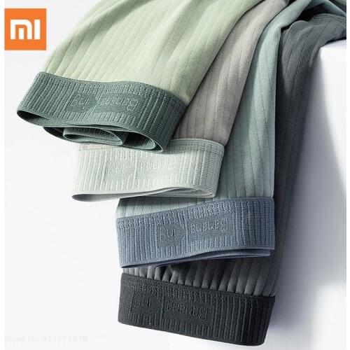 3pcs/Lot Xiaomi Mens Underwear Cotton Antibacterial Crotch Man Pack Shorts Boxers Breathable Boxershorts Male Underpants
