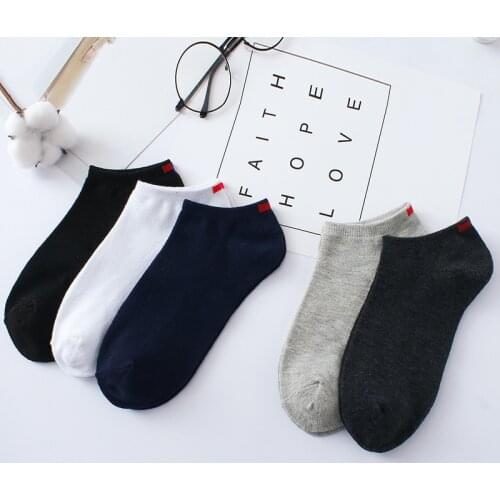 Black And White Hip Hop Womens Socks Short Female Low Cut Ankle Socks For Women Ladies Socks Man Short Chaussette Femme Summer