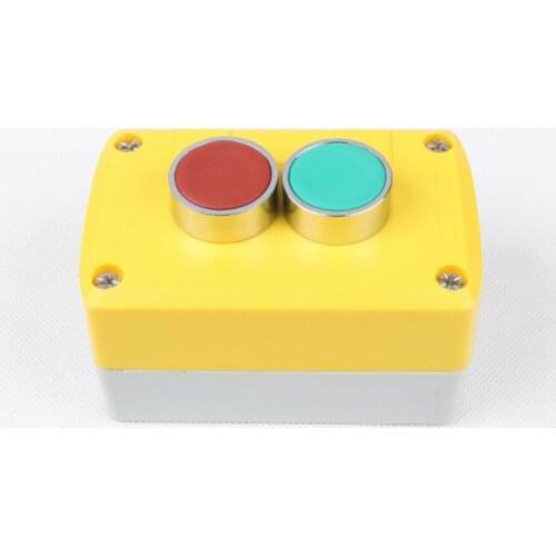 The two button box XB2 flat button rainproof and dustproof start stop button switch BE101C BE102C
