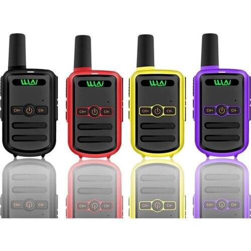 MiNi Handheld Walkie Talkies WLN KD-C51 Handheld Transceiver Two Way Radio For Kids Toy As Children Gift Easy Convenient Radio