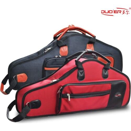 Sax Bag 1680D Oxford Cloth Bag 10mm Cotton Padded Advanced Fabrics Sax Soft Case Adjustable Shoulder Strap for Alto Saxophone