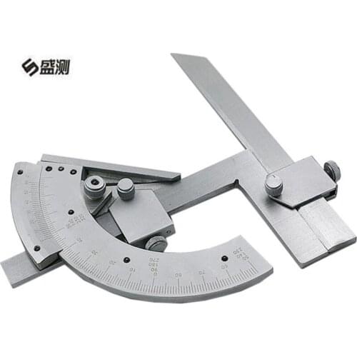 1 PCS 320 Degree Universal Bevel Protractor Precision Angle Finder Angular Dial Length Caliper Measuring Gauging Hand Tool D1024