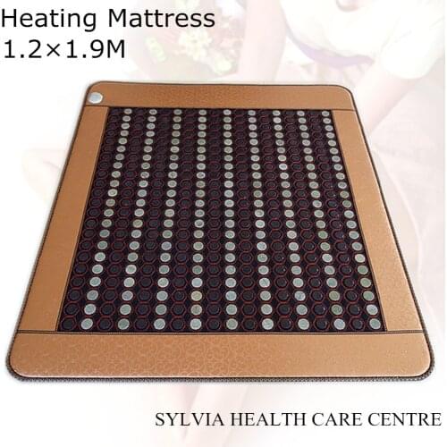 2020 China Wholesale Massage Bed Jade&tourmaline Stone Mattress Jade Far Infrared jade mattress Massage with eye cover 1.2X1.9M