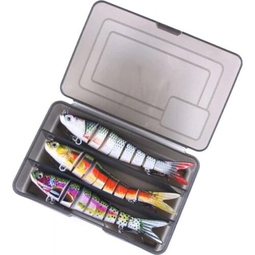 3pcs 3D Shrimp Sinking Fishing Lures Simulation Lobster Lure Hard Baits