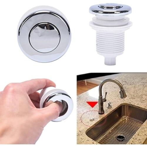 32mm Push Air Switch Button For Bathtub Spa Waste Garbage Disposal Switch New