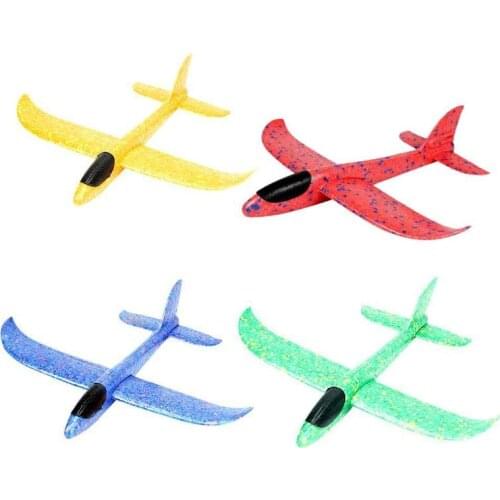 37cm Foam Plane Airplane Toys Hand Throw Epp Launch Flexible Plane Kids Gift Toy Free Fly Airplane Puzzle Model Toy