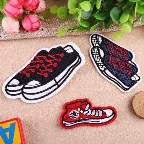 50pcs/lot Embroidery Patches Letters Clothing Decoration Accessories Diy Iron Heat Transfer Applique Patches for Clothing