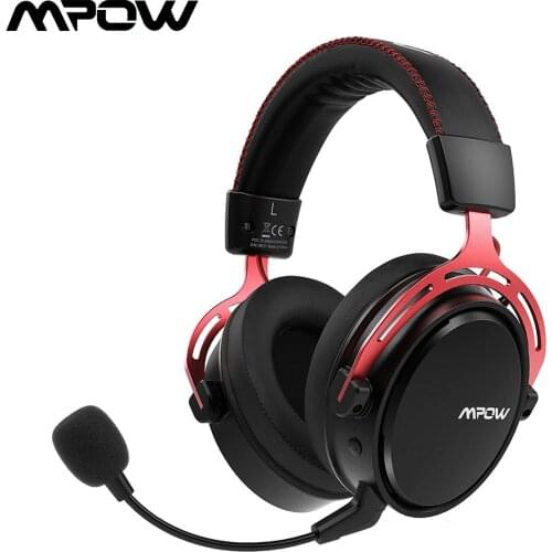 Mpow BH415 Wireless Gaming Headset 2.4GHz Headphones With Microphone 17 Hours Playtime For PC Gamer For PS4 Computer Headphone