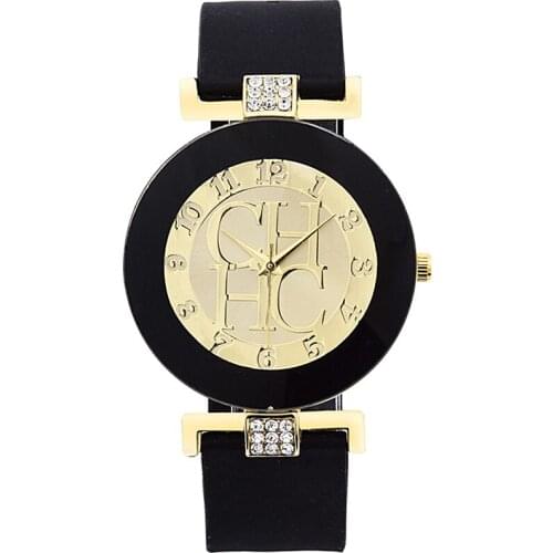 Zegarek Damski Reloj New Fashion Casual CH Men Women Quartz Watches Crystal Silicone Digital Ladies Watch Hot Sale Montre Часы