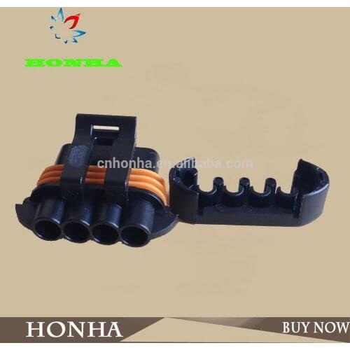 DJ7045Y-1.5-21 4 -way female electrical wire connectors 4 pin plastic clip connectors