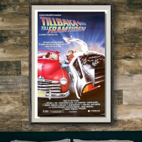 118 Back To The Future 1 2 3 Movie Wall Silk Cloth Poster Art Decoration Gift