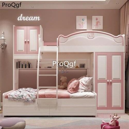 Prodgf 1Pcs A Set Castle fans Updown Children Bedroom Bed
