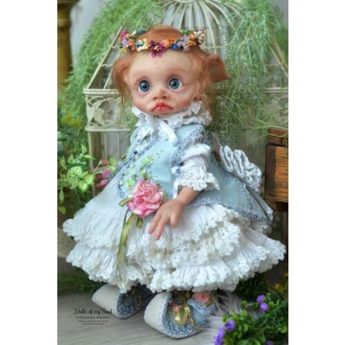 NPK 17inch Reborn Doll kit Tinky Fairy Doll Lifelike Soft Touch Collectible Limited Edition