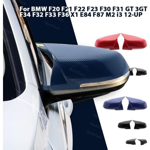 Side Wing modified Excellent car styling Rearview Carbon Fiber Pattern Mirror Cover caps For BMW F20 F21 F22 F23 F30 F31 GT F34