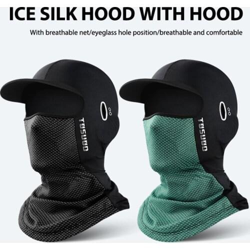 Summer Balaclava Full Face Scarf Mask Hiking Caps Cycling Caps Hunting Bike Head Cover Tactical Cap Fishing Headwear 1PC